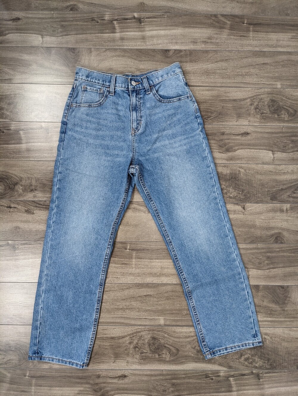 Old Navy Girls Jeans High Rise Slouchy Straight Size 14